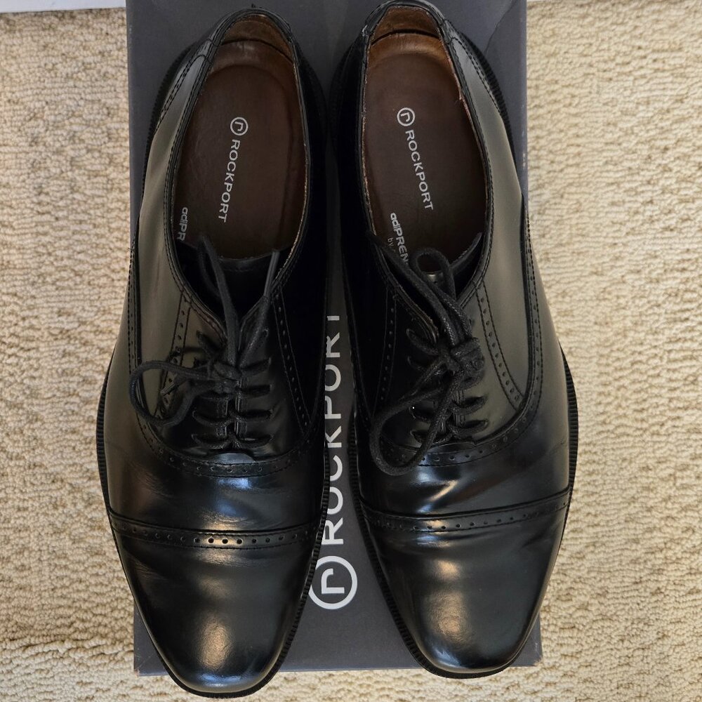 Men's Rockport Black Dress Shoes - Size 10D